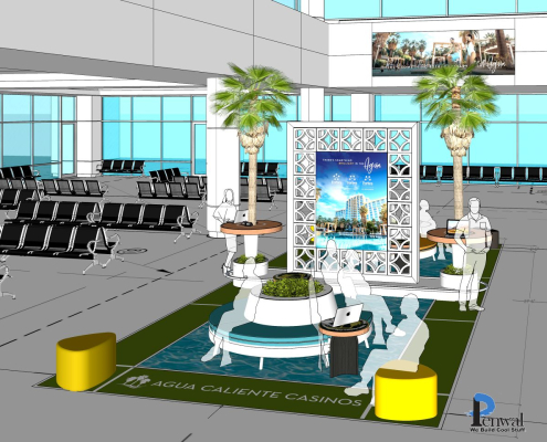 A rendering of the new Agua Caliente Concourse. Photo courtesy of Agua Caliente Band of Cahuilla Indians