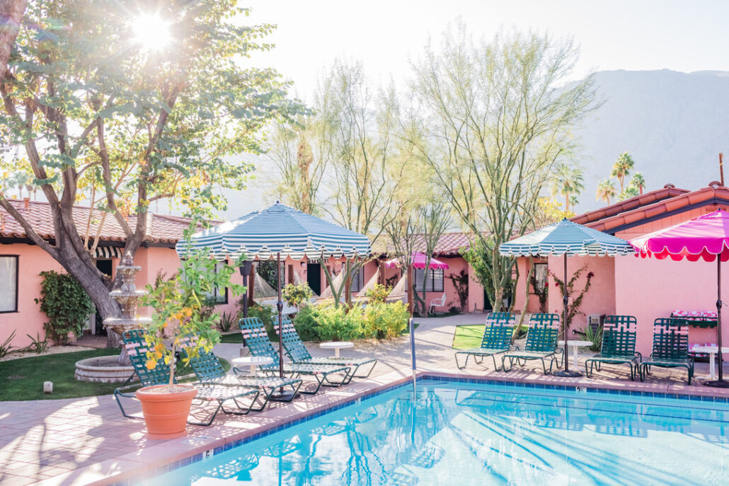 Pool at Les Cactus Palm Springs