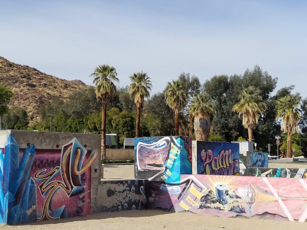 Graffiti Park in Palm Springs