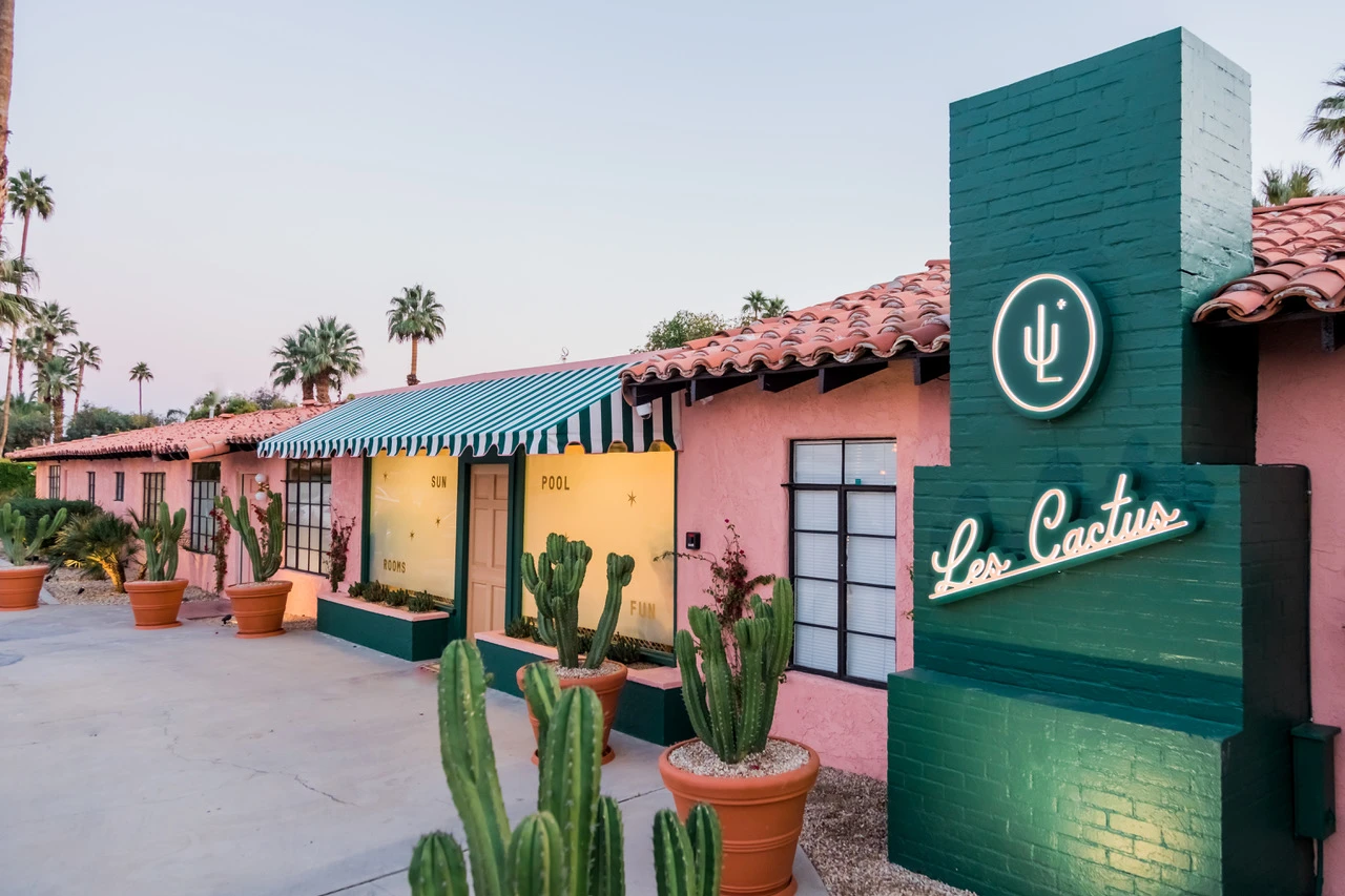 Design-driven Boutique Hotel Les Cactus Debuts In Palm Springs