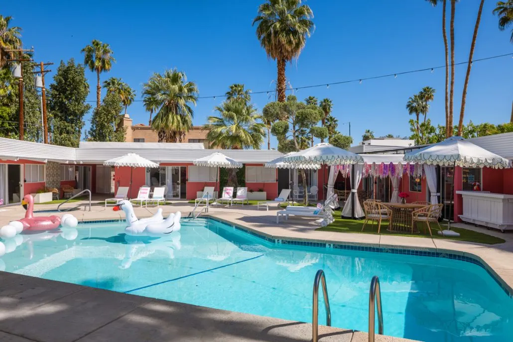 The Muse Hotel's pool on a sunny day