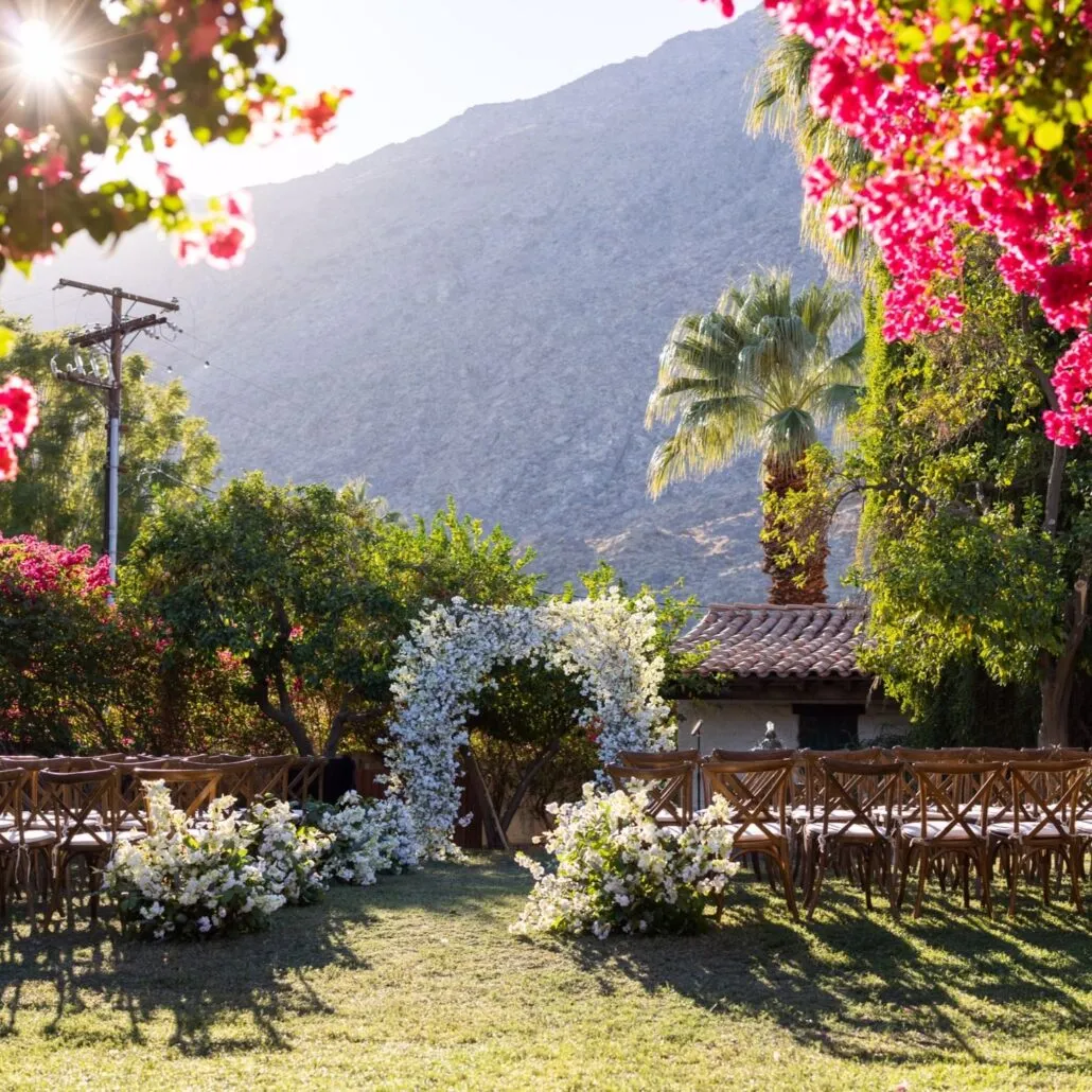 Wedding altar at Casa Cody