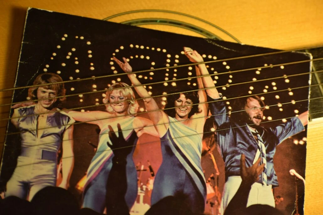 An old ABBA album cover