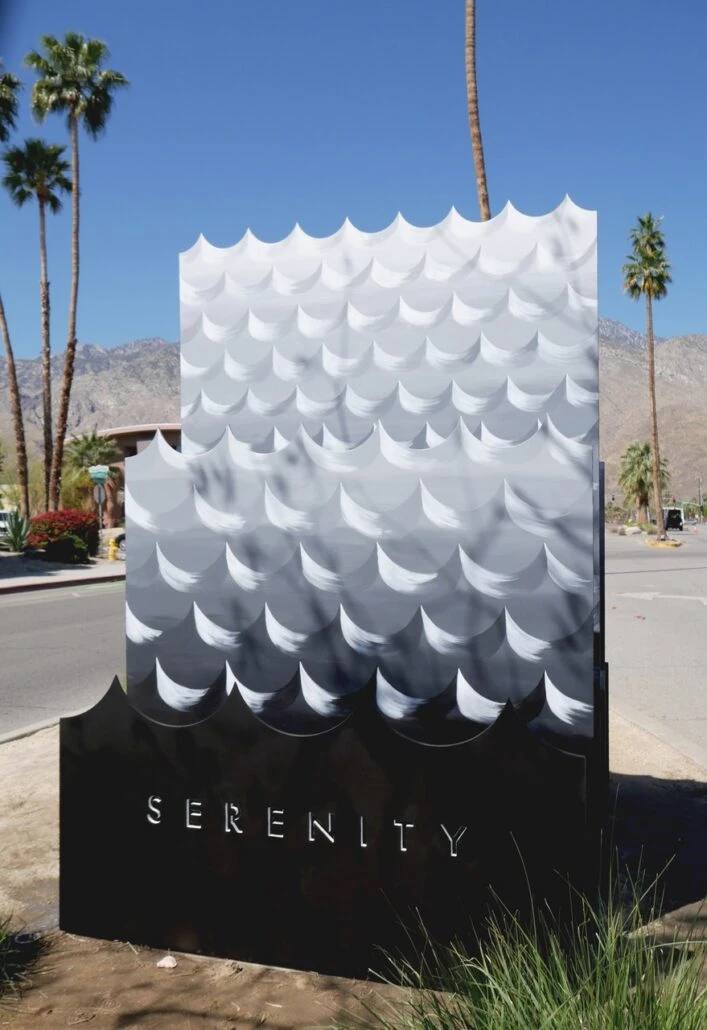 The Serenity pillar in Palm Springs
