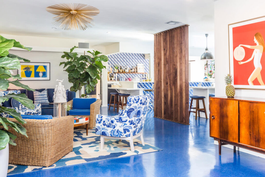 Lobby at Holiday House